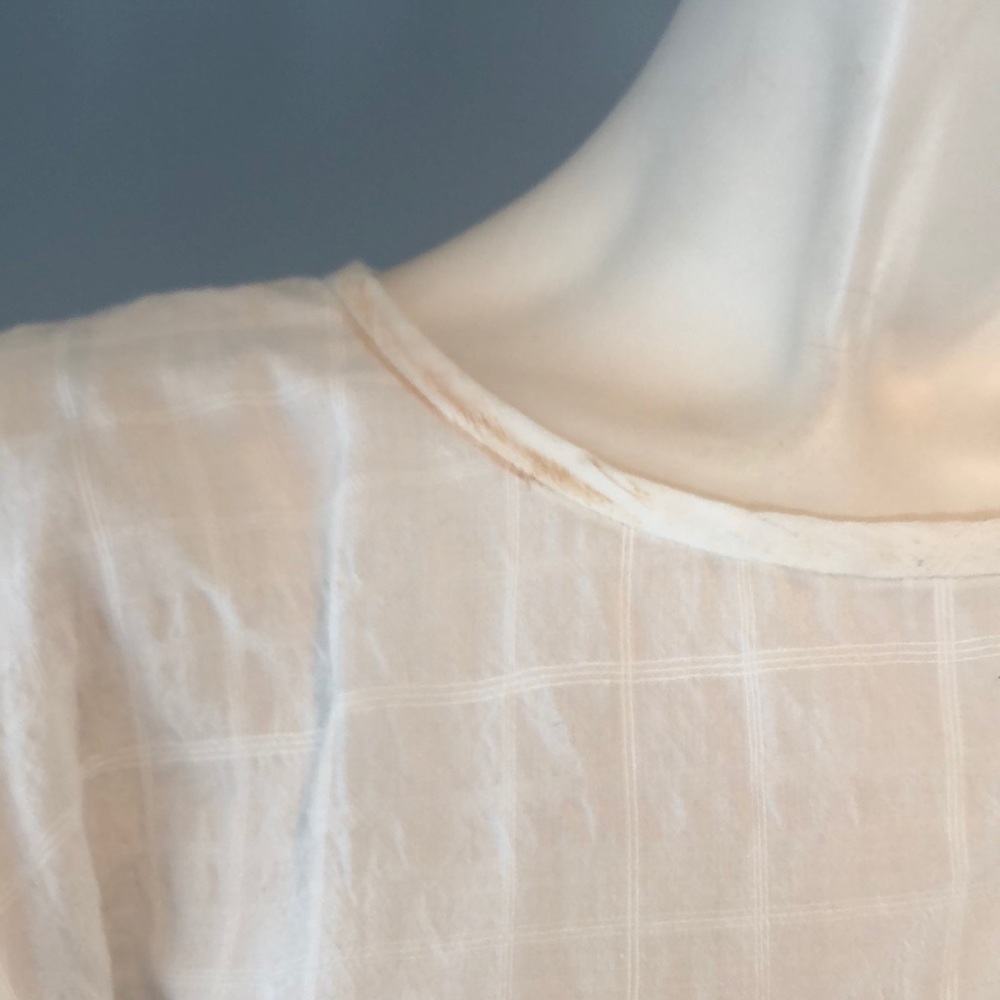 NWOT Vince White Long Sleeve Blouse Size Small - Picture 7 of 8
